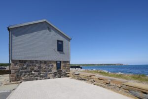Image showing outside of Seafront House with a sea view across Cullen Bay